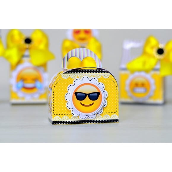 ARQUIVO CORTE KIT SILHOUETTE EMOJI LUXO