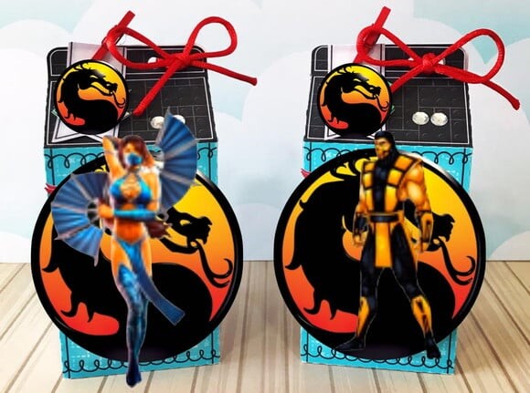 ARQUIVO CORTE KIT SILHOUETTE FESTA GAMER MORTAL KOMBAT