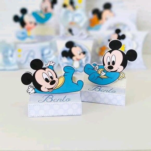 ARQUIVO CORTE KIT SILHOUETTE MICKEY BABY LUXO
