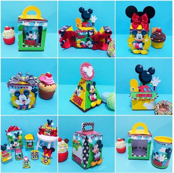 ARQUIVO CORTE KIT SILHOUETTE MICKEY LUXO