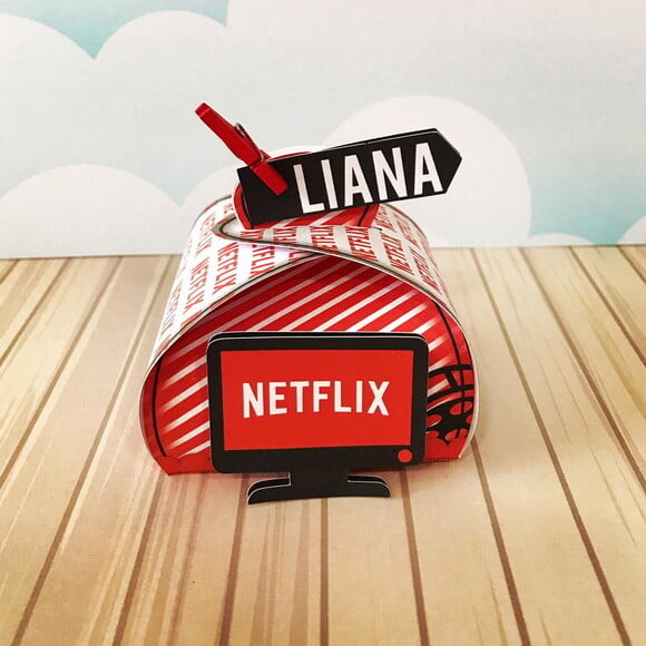 Arquivo Corte Kit Silhouette Netflix Luxo