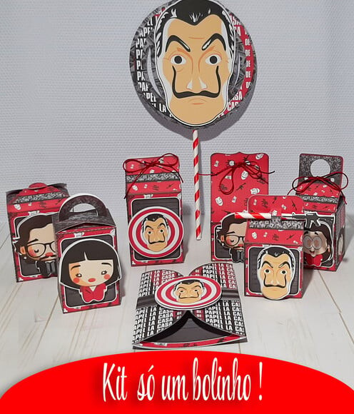 ARQUIVO CORTE SILHOUETTE LA CASA DE PAPEL LUXO