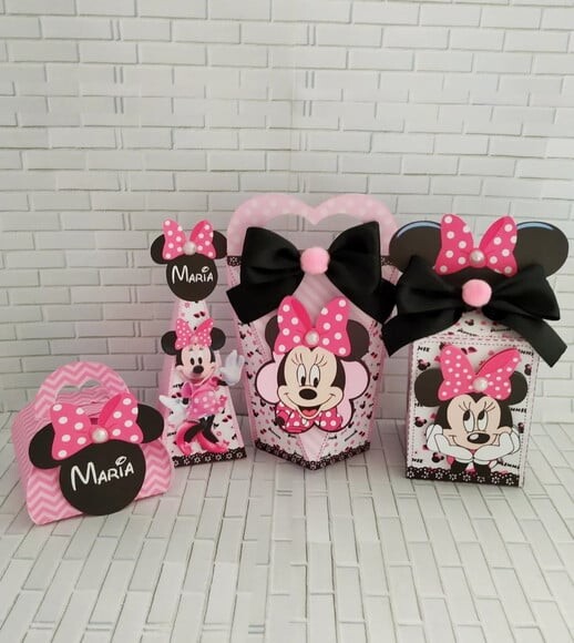 Arquivo Corte Silhouette Minnie Rosa Luxo