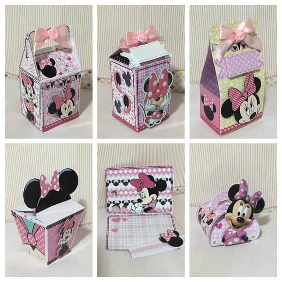 ARQUIVO CORTE SILHOUETTE MINNIE ROSA LUXO