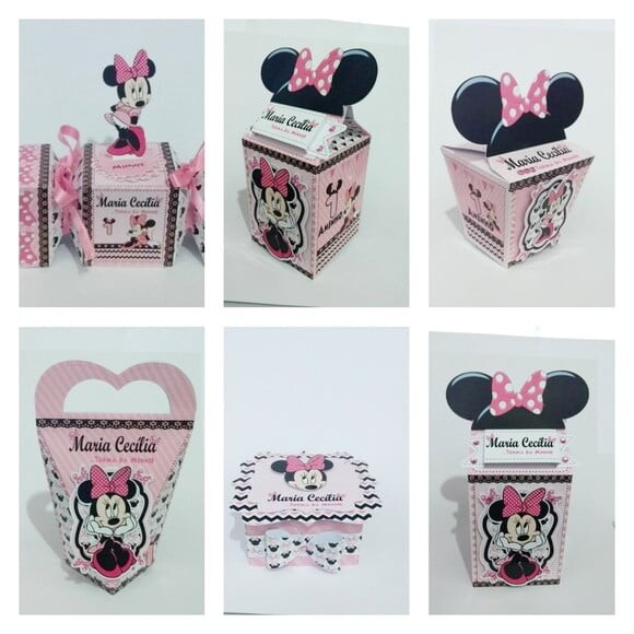 ARQUIVO CORTE SILHOUETTE MINNIE ROSA LUXO 2018