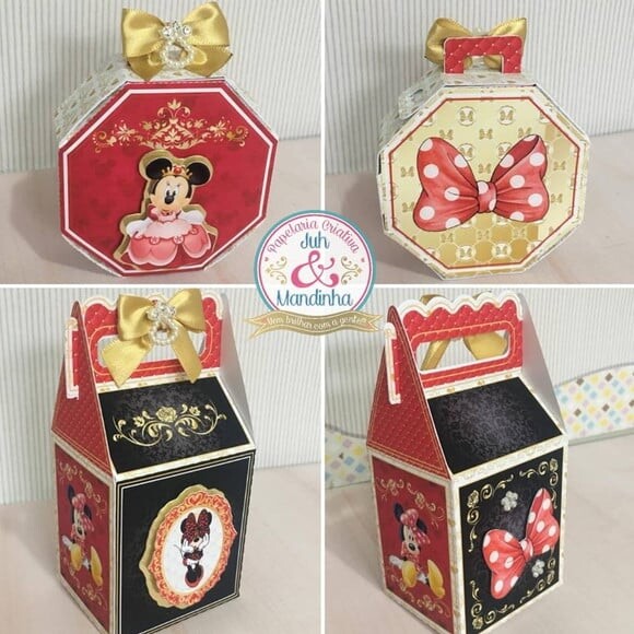 ARQUIVO CORTE SILHOUETTE MINNIE VERMELHA LUXO