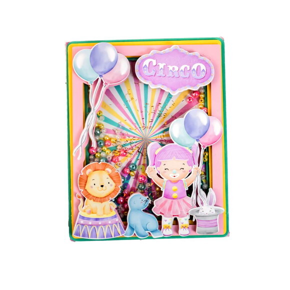 ARQUIVO DE CORTE CONVITE SILHOUETTE CIRCO SHAKER