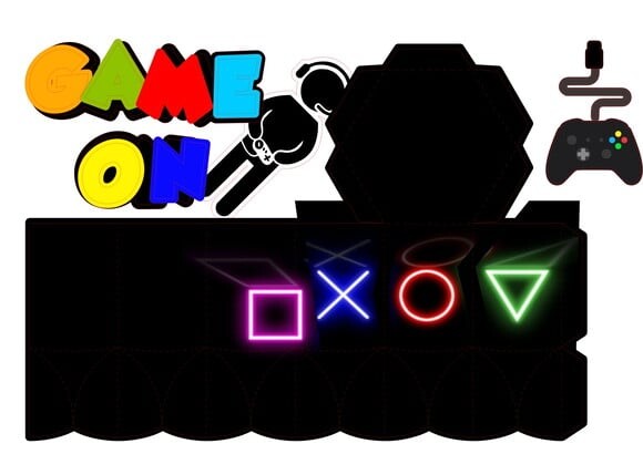 Arquivo de Corte Silhouete Video Game Luxo