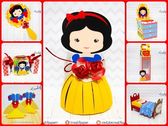 ARQUIVO DE CORTE SILHOUETTE BRANCA DE NEVE LUXO 2018