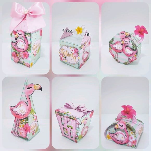 ARQUIVO DE CORTE SILHOUETTE FLAMINGOS LUXO 2019