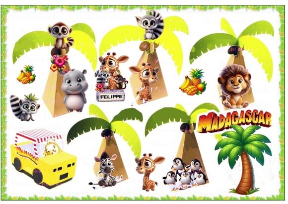 Arquivo Digital de Corte Madagascar Studio