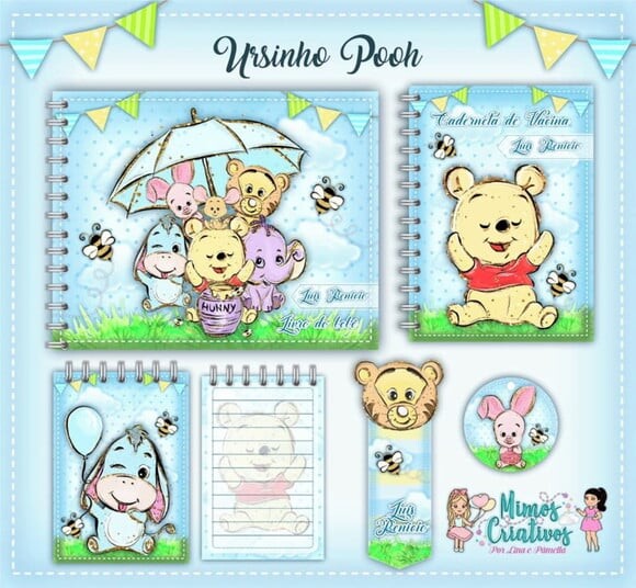 Arquivo Livro do Bebe Ursinho Pooh Luxo