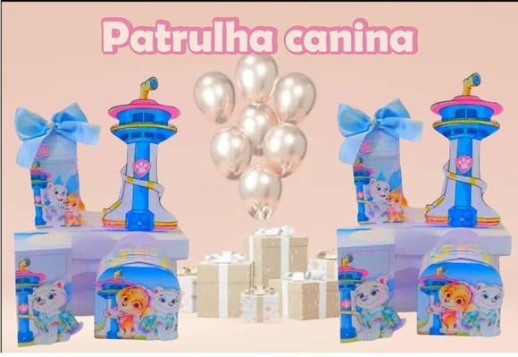 Arquivo Silhouette Festa Patrulha Canina Luxo 2