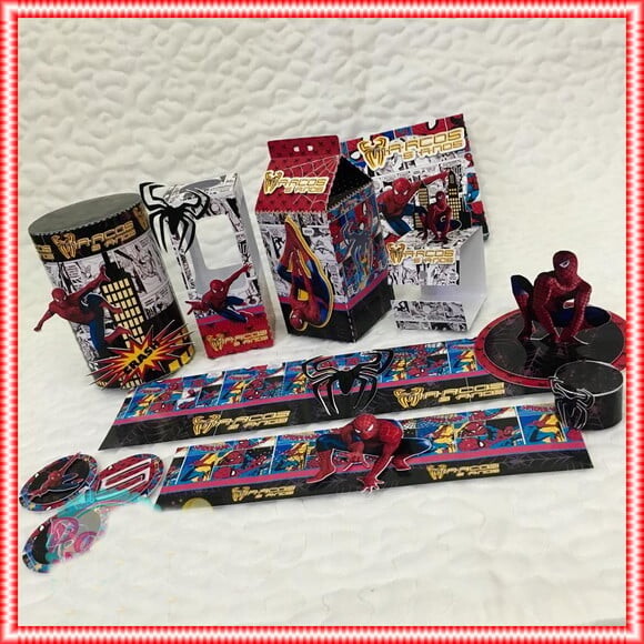 KIT DIGITAL ARQUIVO DE CORTE SILHOUETTE HOMEM ARANHA PREDIO