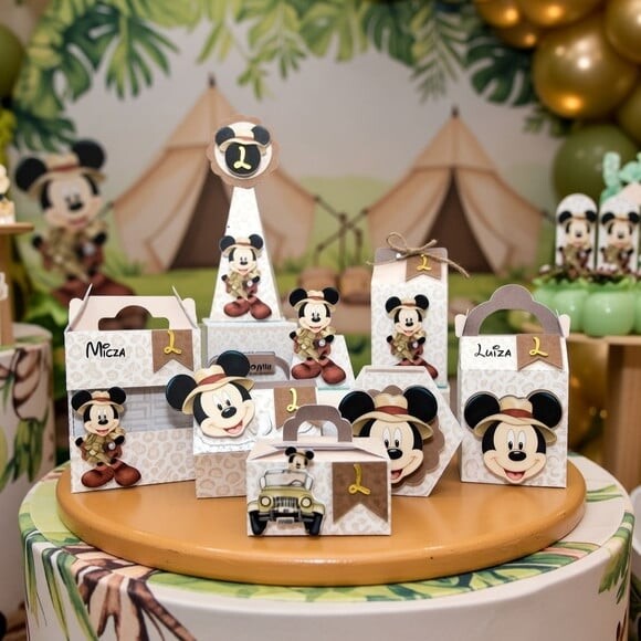 Mickey Safari Arquivo de Corte Studio e pdf