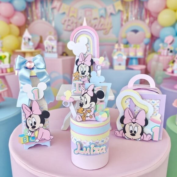 Minnie Baby Candy Arquivo de Corte Studio e pdf