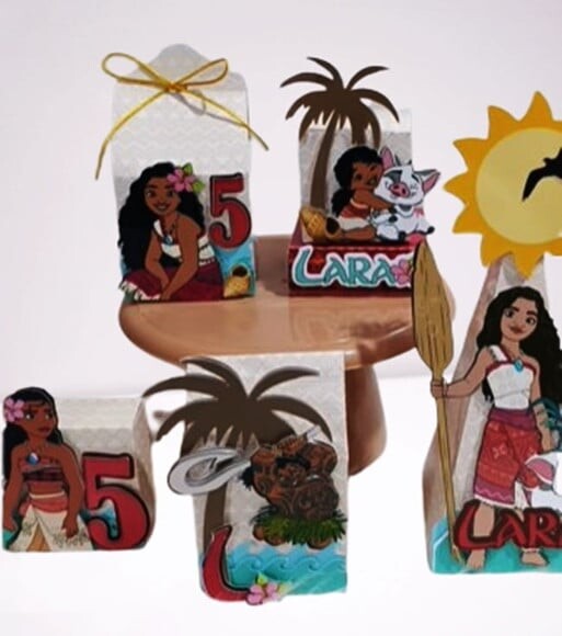 Moana Luxo Arquivo de Corte Studio e pdf