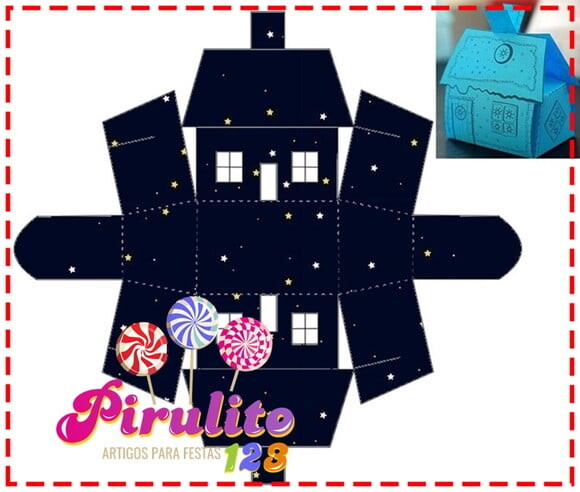 Arquivo Digital Silhouette Caixa Casinha Luxo