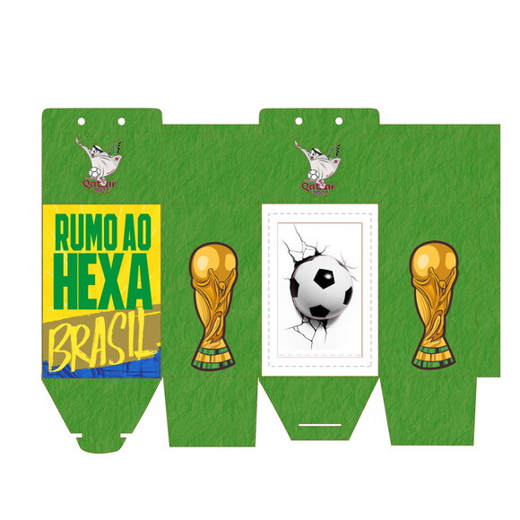 Arquivo Digital Silhouette Futebol Brasil Copa 2022 Hexa