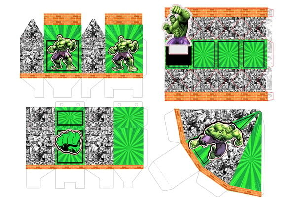 Arquivo Digital Silhouette Hulk
