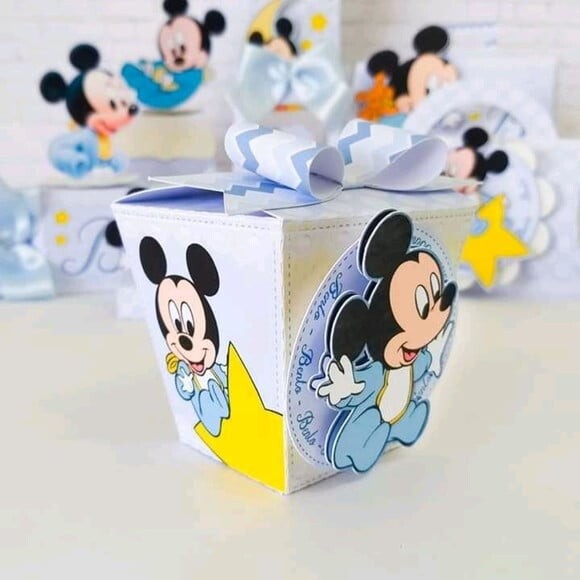 ARQUIVO DIGITAL SILHOUETTE MICKEY BABY LUXO