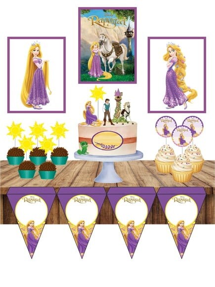 Arquivo Digital Silhouette Rapunzel Luxo