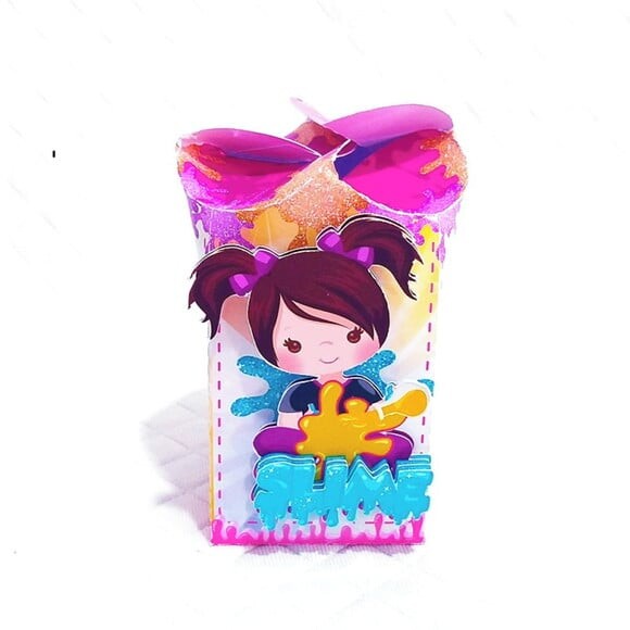 ARQUIVO DIGITAL SILHOUETTE SLIME MENINA LUXO