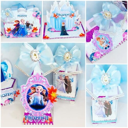 ARQUIVO CORTE KIT PDF TESOURETE FROZEN LUXO