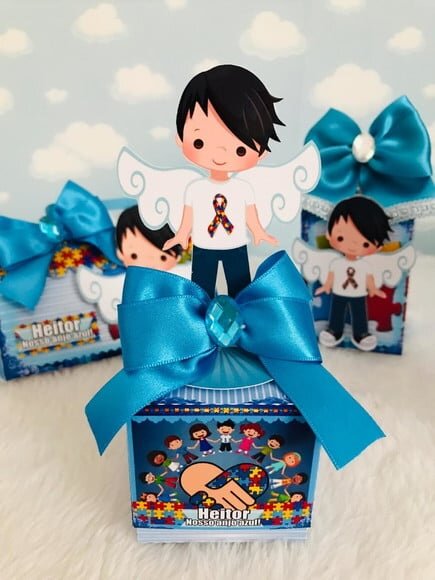ARQUIVO CORTE KIT SILHOUETTE ANJO AZUL AUTISMO LUXO 2019