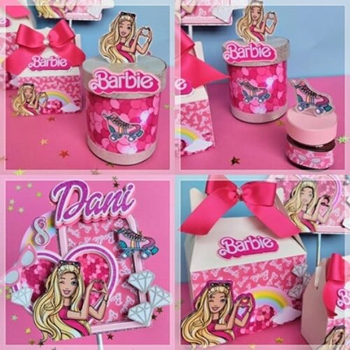 Arquivo Corte Kit Silhouette Barbie Luxo