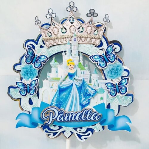 ARQUIVO CORTE KIT SILHOUETTE CINDERELLA LUXO 2019