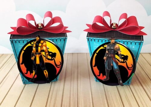 ARQUIVO CORTE KIT SILHOUETTE FESTA GAMER MORTAL KOMBAT