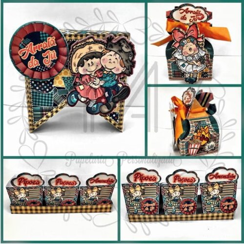 ARQUIVO CORTE KIT SILHOUETTE FESTA JUNINA LUXO 2019