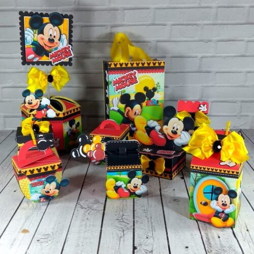 ARQUIVO CORTE KIT SILHOUETTE MICKEY LUXO