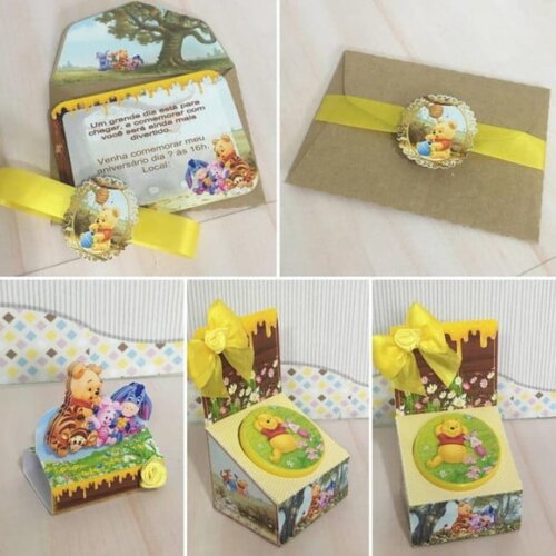 ARQUIVO CORTE KIT SILHOUETTE URSINHO POOH LUXO