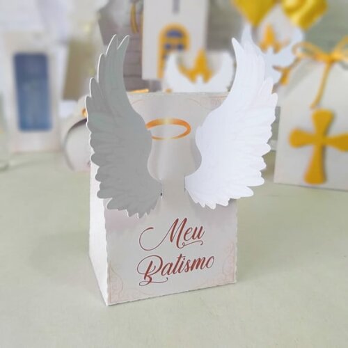 ARQUIVO CORTE SILHOUETTE BATIZADO LUXO