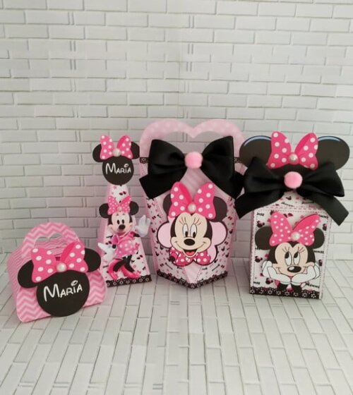 Arquivo Corte Silhouette Minnie Rosa Luxo