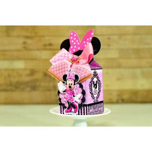 ARQUIVO CORTE SILHOUETTE MINNIE ROSA LUXO 2019