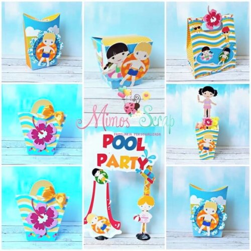 ARQUIVO CORTE SILHOUETTE POOL PARTY MENINA LUXO 2018