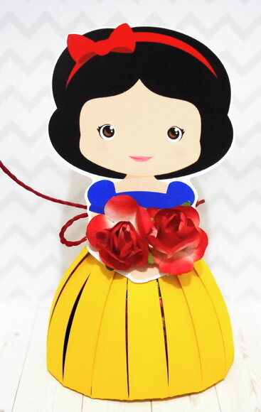 ARQUIVO CORTE SILHOUETTE PORTA BOMBOM BRANCA DE NEVE