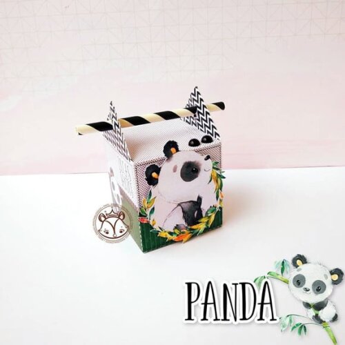 ARQUIVO DE CORTE SILHOUETTE PANDA VERDE LUXO