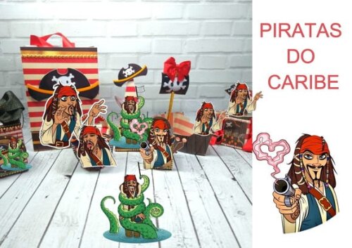 Arquivo de Corte Silhouette Piratas do Caribe Luxo