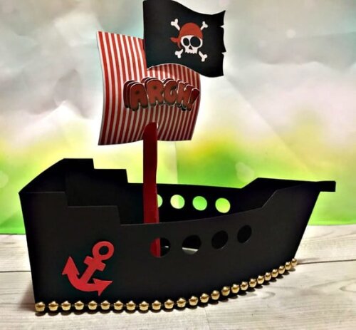 ARQUIVO DE CORTE SILHOUETTE PIRATAS LUXO
