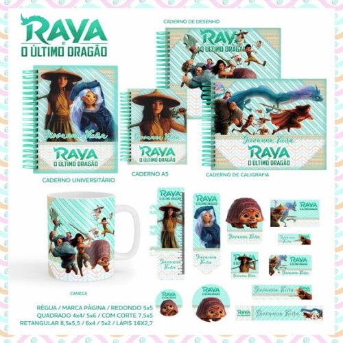 Arquivo Kit Volta Ás Aulas Raya e o Ultimo Dragão