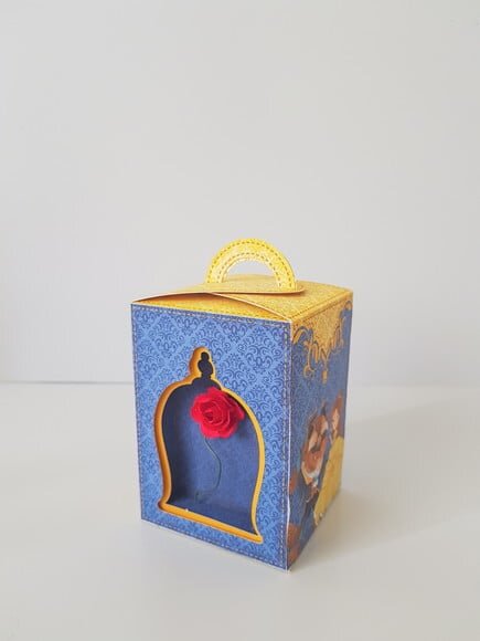 ARQUIVO SILHOUETTE A BELLA E A FERA LUXO