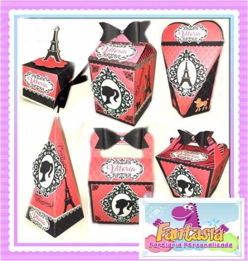 KIT DIGITAL ARQUIVO DE CORTE SILHOUETTE BARBIE PARIS