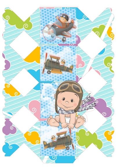 ARQUIVO DIGITAL SILHOUETTE BEBE AVIADOR LUXO