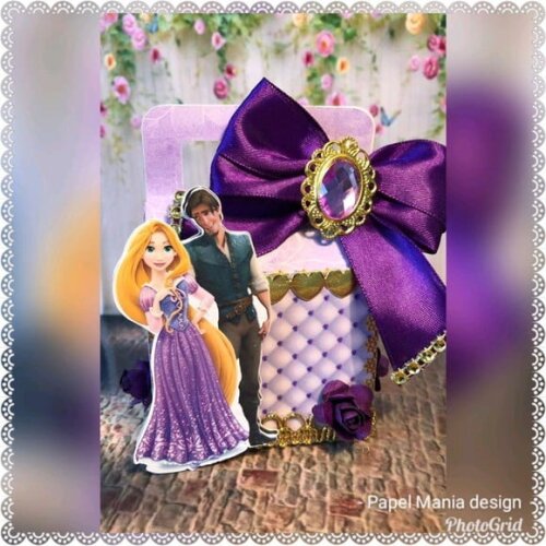 ARQUIVO DIGITAL SILHOUETTE RAPUNZEL LUXO