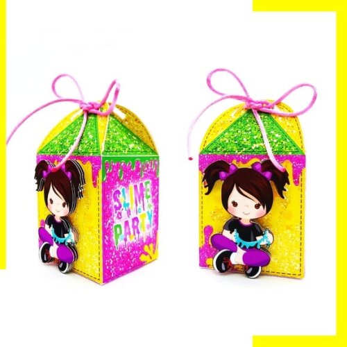 ARQUIVO DIGITAL SILHOUETTE SLIME MENINA LUXO