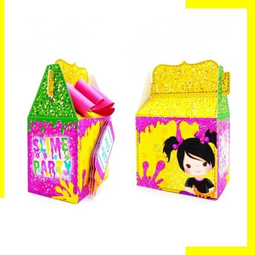 ARQUIVO DIGITAL SILHOUETTE SLIME MENINA LUXO